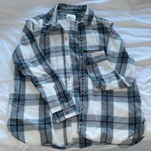 Jachs Blue and Gray Checkered Shirt